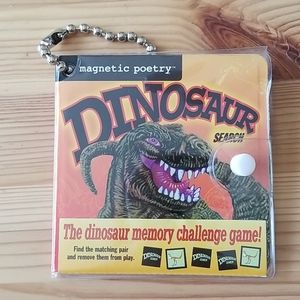 New Dinosaur magnetic poetry search game